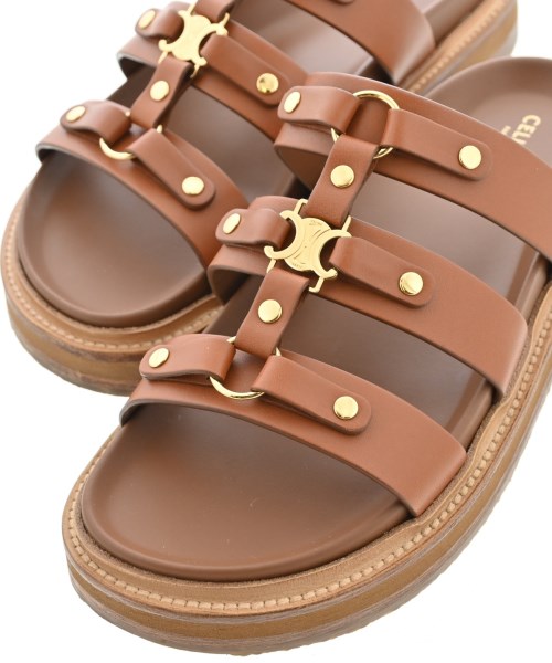 CELINE（セリーヌ）サンダル 茶 サイズ:EU36(22.5cm位) レディース/2200720362015