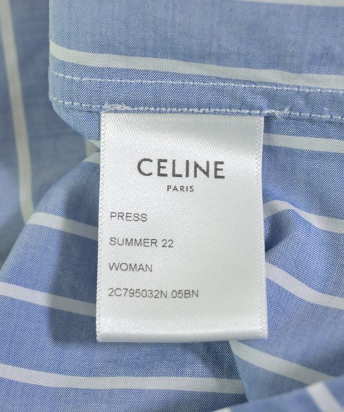 CELINE（セリーヌ）カジュアルシャツ 青 サイズ:F レディース/2200720491043