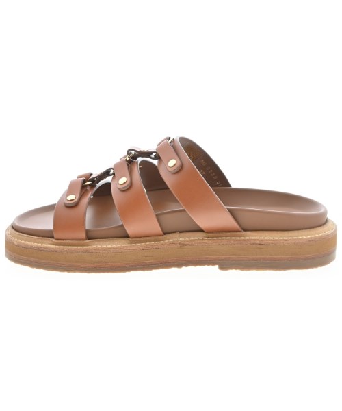 CELINE（セリーヌ）サンダル 茶 サイズ:EU37(23.5cm位) レディース/2200720491104