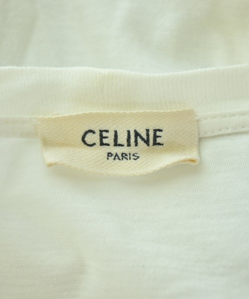 CELINE（セリーヌ）Tシャツ・カットソー 白 サイズ:XS レディース/2200716861133