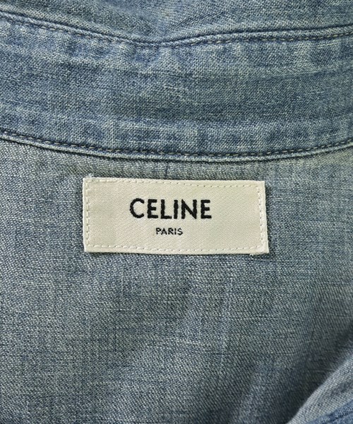 CELINE（セリーヌ）カジュアルシャツ 青 サイズ:XL メンズ/2200721872339