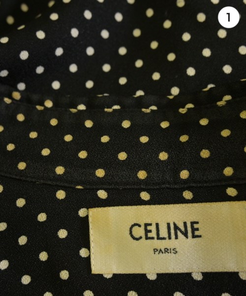 CELINE（セリーヌ）カジュアルシャツ 黒 サイズ:39(M位) メンズ/2200722887011
