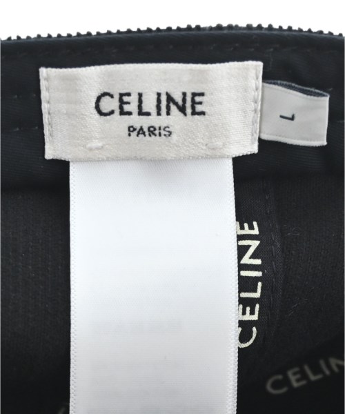 CELINE（セリーヌ）キャップ 黒 サイズ:L メンズ/2200724038206