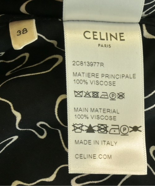 CELINE（セリーヌ）カジュアルシャツ 黒 サイズ:38(S位) メンズ/2200724247011