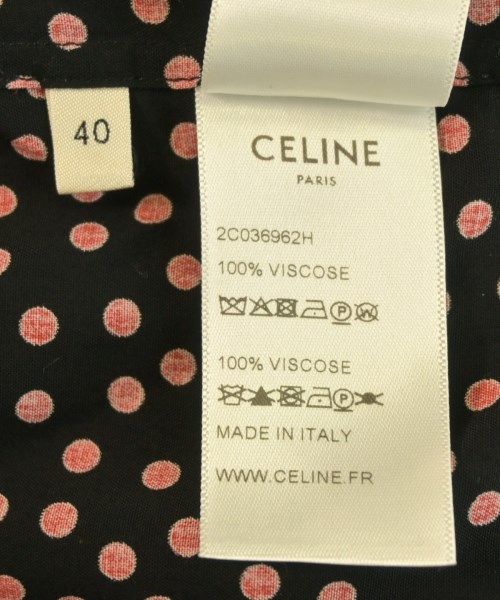 CELINE（セリーヌ）カジュアルシャツ 黒 サイズ:40(L位) メンズ/2200724247028