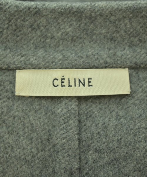 CELINE（セリーヌ）チェスターコート グレー サイズ:38(S位) レディース/2200724336142