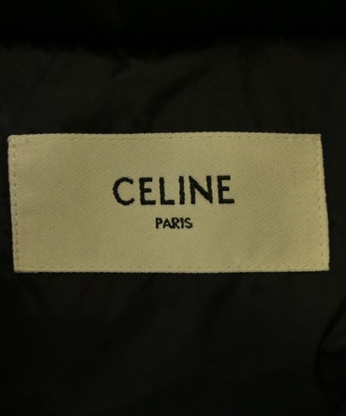 CELINE（セリーヌ）ダウンジャケット/ダウンベスト 黒 サイズ:52(XXL位) メンズ/2200724782017