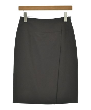 CELINE（セリーヌ）ひざ丈スカート 茶 サイズ:34(XXS位) レディース
