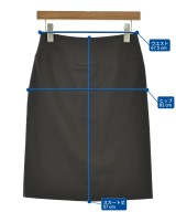 CELINE（セリーヌ）ひざ丈スカート 茶 サイズ:34(XXS位) レディース/2200726464102