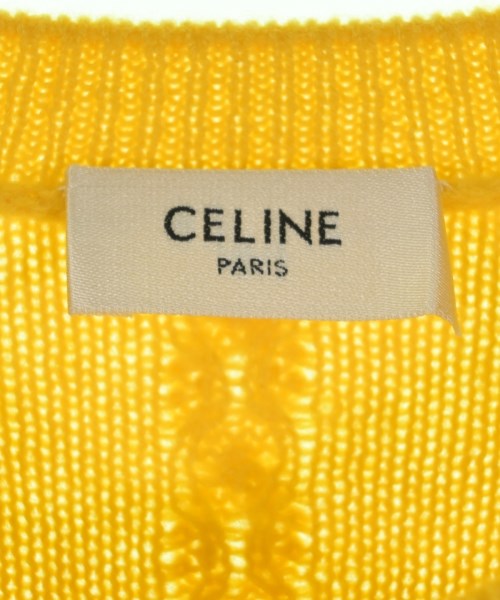 CELINE（セリーヌ）ニット・セーター 黄 サイズ:S レディース/2200721295077