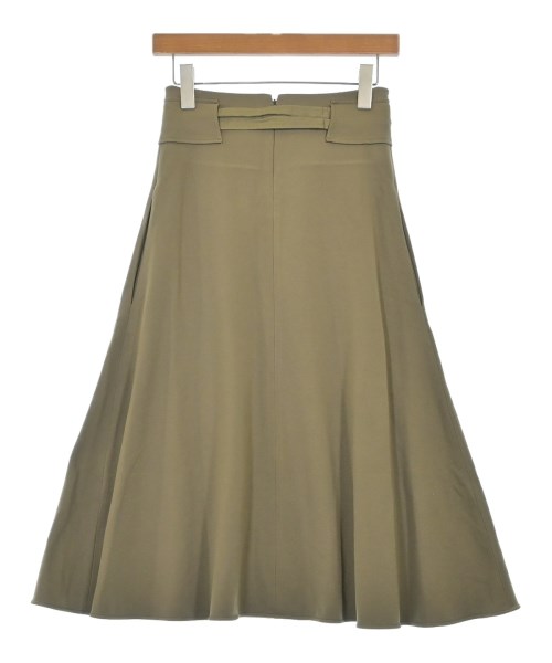 CELINE（セリーヌ）ひざ丈スカート カーキ サイズ:34(XXS位) レディース/2200726827020