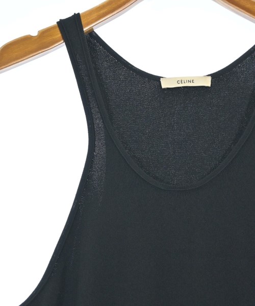 CELINE（セリーヌ）ベスト/ノースリーブ 黒 サイズ:XS レディース/2200726827129