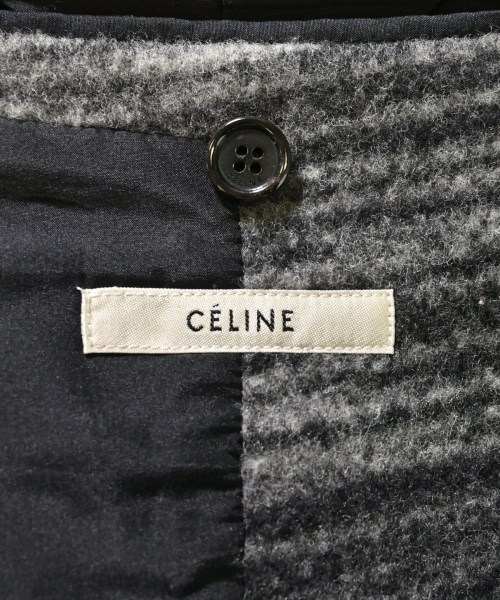 CELINE（セリーヌ）チェスターコート グレー サイズ:38(S位) レディース/2200721985015