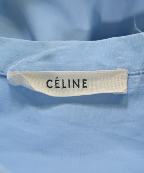 CELINE（セリーヌ）ブラウス 青 サイズ:34(XXS位) レディース/2200728828094