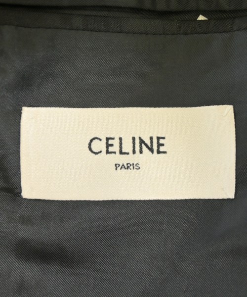 CELINE（セリーヌ）テーラードジャケット 黒 サイズ:44(S位) メンズ/2200672827204