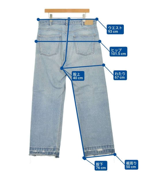 CELINE（セリーヌ）デニムパンツ 青 サイズ:32(L位) メンズ/2200683409024