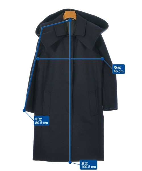 CELINE（セリーヌ）ステンカラーコート 紺 サイズ:36(XS位) レディース/2200684772011