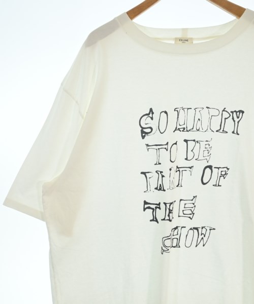 CELINE（セリーヌ）Tシャツ・カットソー 白 サイズ:XL メンズ/2200685493045