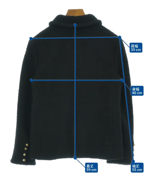 CELINE（セリーヌ）ジャケット 黒 サイズ:34(XXS位) レディース/2200682244039