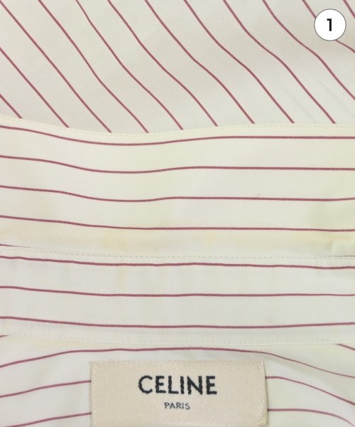 CELINE（セリーヌ）ドレスシャツ 白 サイズ:36(XS位) レディース/2200689028038