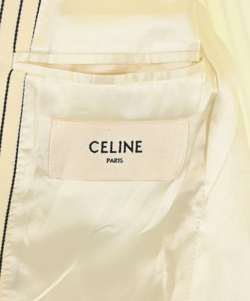 CELINE（セリーヌ）テーラードジャケット 白 サイズ:36(XS位) レディース/2200689407017