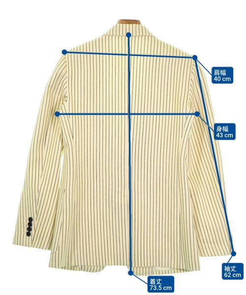 CELINE（セリーヌ）テーラードジャケット 白 サイズ:36(XS位) レディース/2200689407017