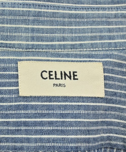 CELINE（セリーヌ）カジュアルシャツ 青 サイズ:42(XS位) メンズ/2200689806032