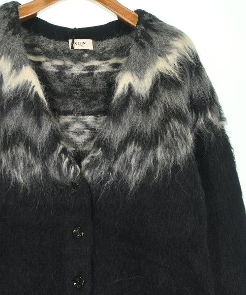 CELINE（セリーヌ）カーディガン 黒 サイズ:XS レディース/2200690251029