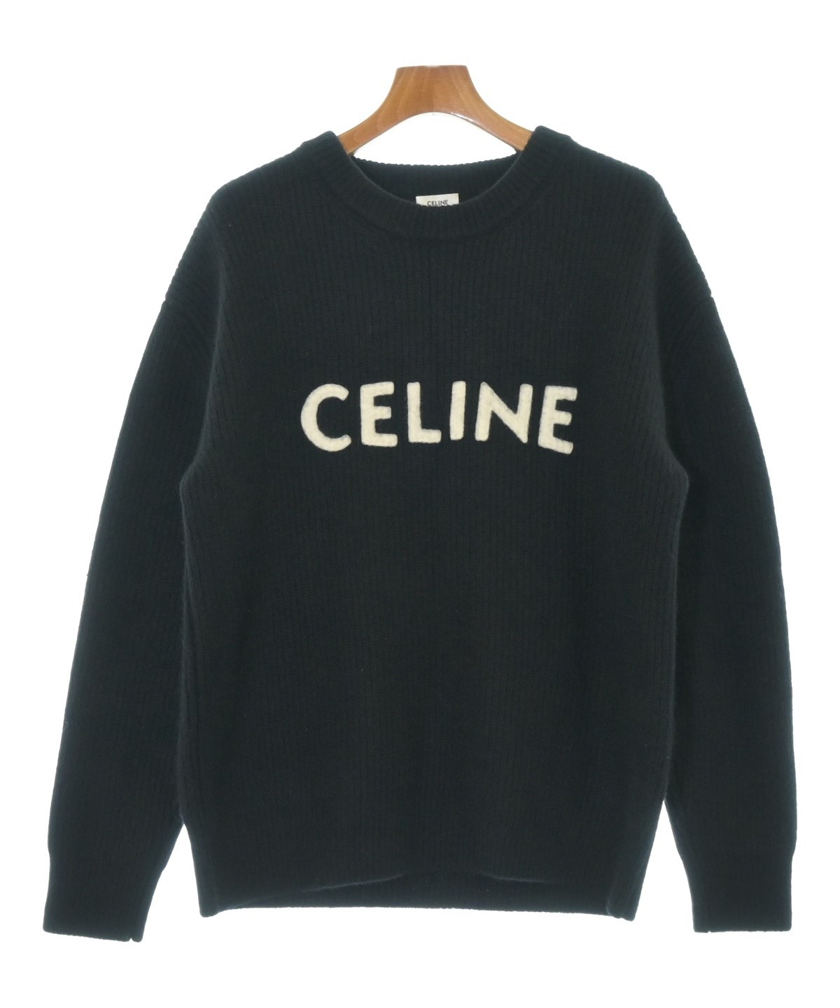 CELINE（セリーヌ）ニット・セーター 黒 サイズ:S メンズ