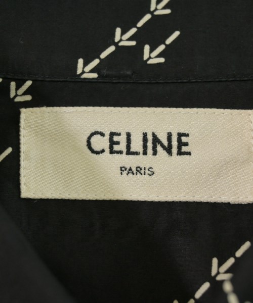 CELINE（セリーヌ）カジュアルシャツ 黒 サイズ:38(S位) メンズ/2200690825039