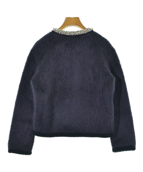 CELINE（セリーヌ）ノーカラージャケット 紺 サイズ:XS レディース/2200692135037