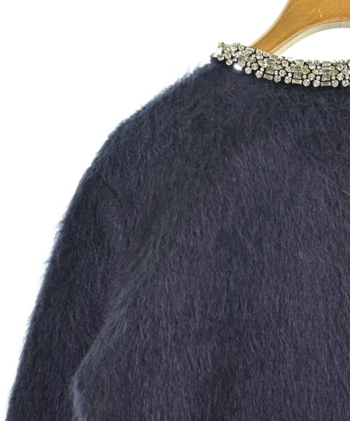 CELINE（セリーヌ）ノーカラージャケット 紺 サイズ:XS レディース/2200692135037