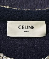CELINE（セリーヌ）ノーカラージャケット 紺 サイズ:XS レディース/2200692135037