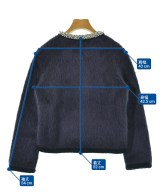 CELINE（セリーヌ）ノーカラージャケット 紺 サイズ:XS レディース/2200692135037