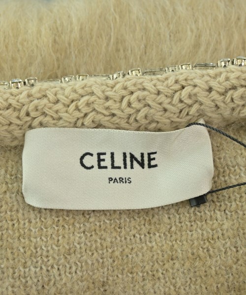 CELINE（セリーヌ）ノーカラージャケット ベージュ サイズ:S レディース/2200692135082