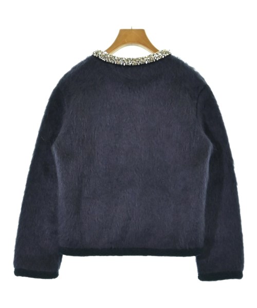 CELINE（セリーヌ）ノーカラージャケット 紺 サイズ:XS レディース/2200692135099