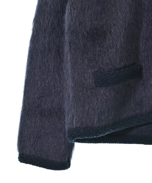 CELINE（セリーヌ）ノーカラージャケット 紺 サイズ:XS レディース/2200692135099