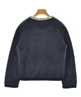 CELINE（セリーヌ）ノーカラージャケット 紺 サイズ:XS レディース/2200692135099