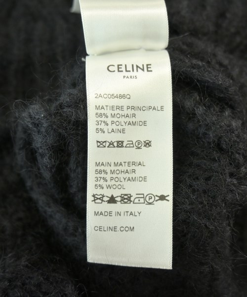CELINE（セリーヌ）ニット・セーター 黒 サイズ:L メンズ/2200692852101