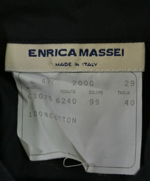 ENRICA MASSEI（エンリカマッセイ）カジュアルシャツ 黒 サイズ:40(M位) レディース/2200731096039