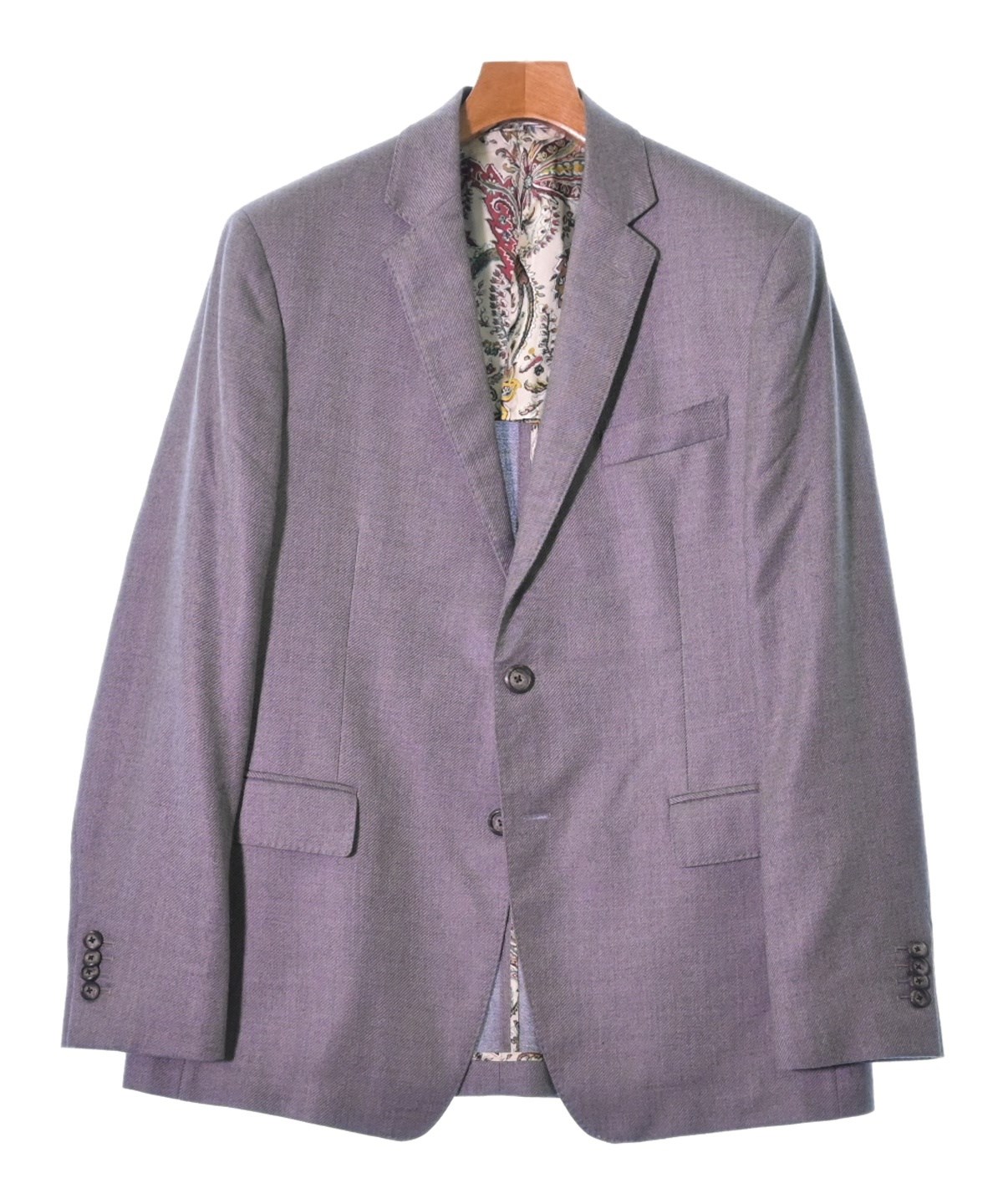 ETRO（エトロ）テーラードジャケット グレー サイズ:52(XXL位) メンズ