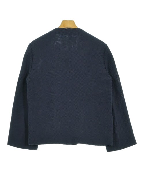 ETRO（エトロ）ノーカラージャケット 紺 サイズ:42(M位) レディース/2200623312032