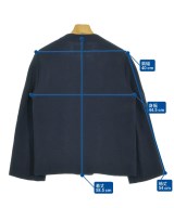 ETRO（エトロ）ノーカラージャケット 紺 サイズ:42(M位) レディース/2200623312032