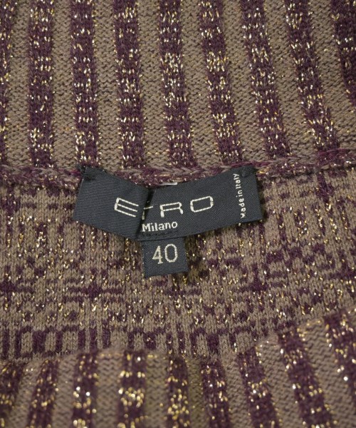 ETRO（エトロ）ひざ丈スカート 紫 サイズ:40(M位) レディース/2200619663032