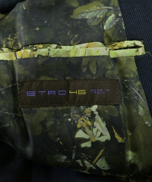 ETRO（エトロ）チェスターコート 紺 サイズ:46(M位) メンズ/2200637491419