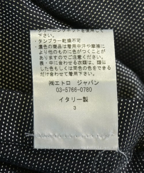 ETRO（エトロ）ドレスシャツ 黒 サイズ:46(M位) メンズ/2200642053282