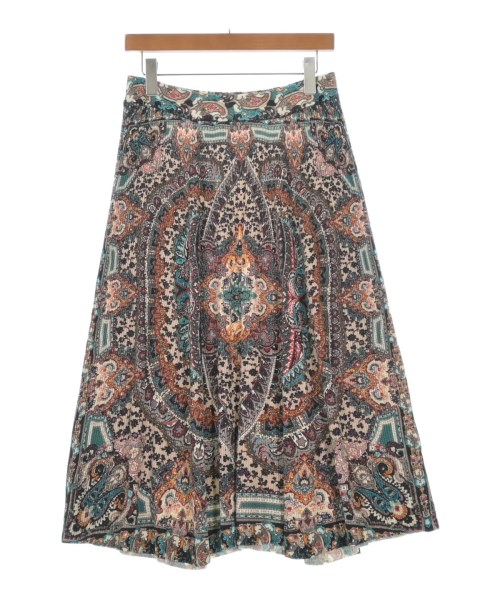 ETRO(エトロ)ひざ丈スカート ベージュ サイズ:48(XXL位)/2200643824126