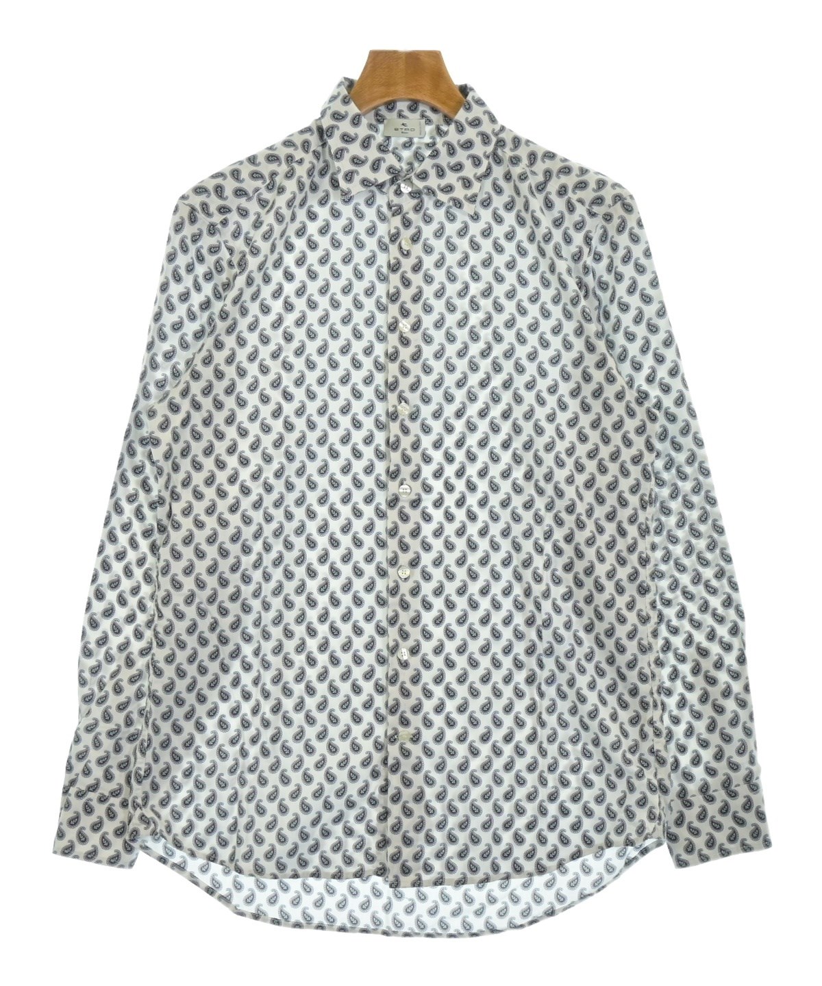 ETRO 未使用　高級生地　58サイズ　LL ３Ｌ ETRO（エトロ）ドレスシャツ 白 サイズ:40(L位) メンズ