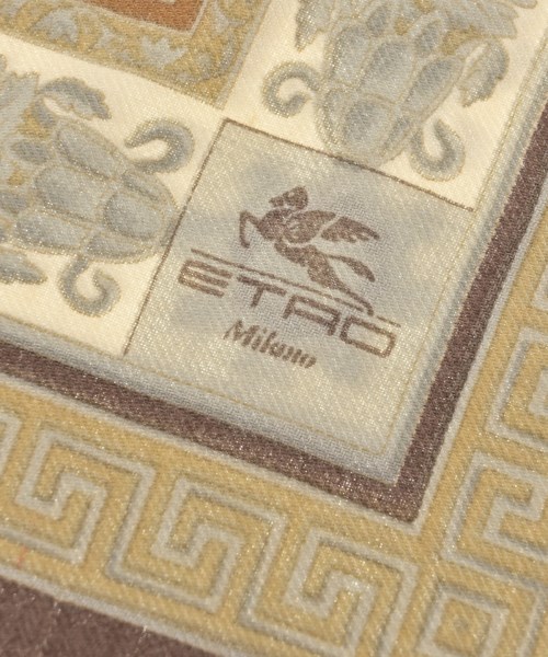 ETRO（エトロ）ストール 茶 サイズ:- メンズ/2200611842077