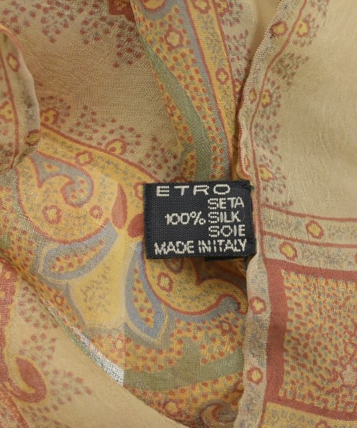ETRO（エトロ）ストール カーキ サイズ:- レディース/2200611842084